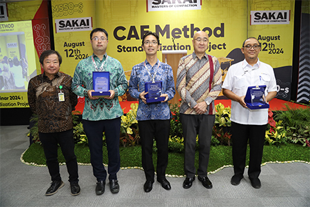 CAE Method Standardization Project: SAKAI’s Cement-Asphalt Emulsion Stabilization (CAE) Officially Approved by Indonesia’s Binamarga