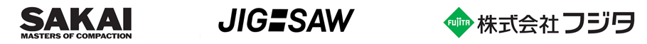 SAKAIとJIG-SAW株式会社と株式会社フジタのロゴ